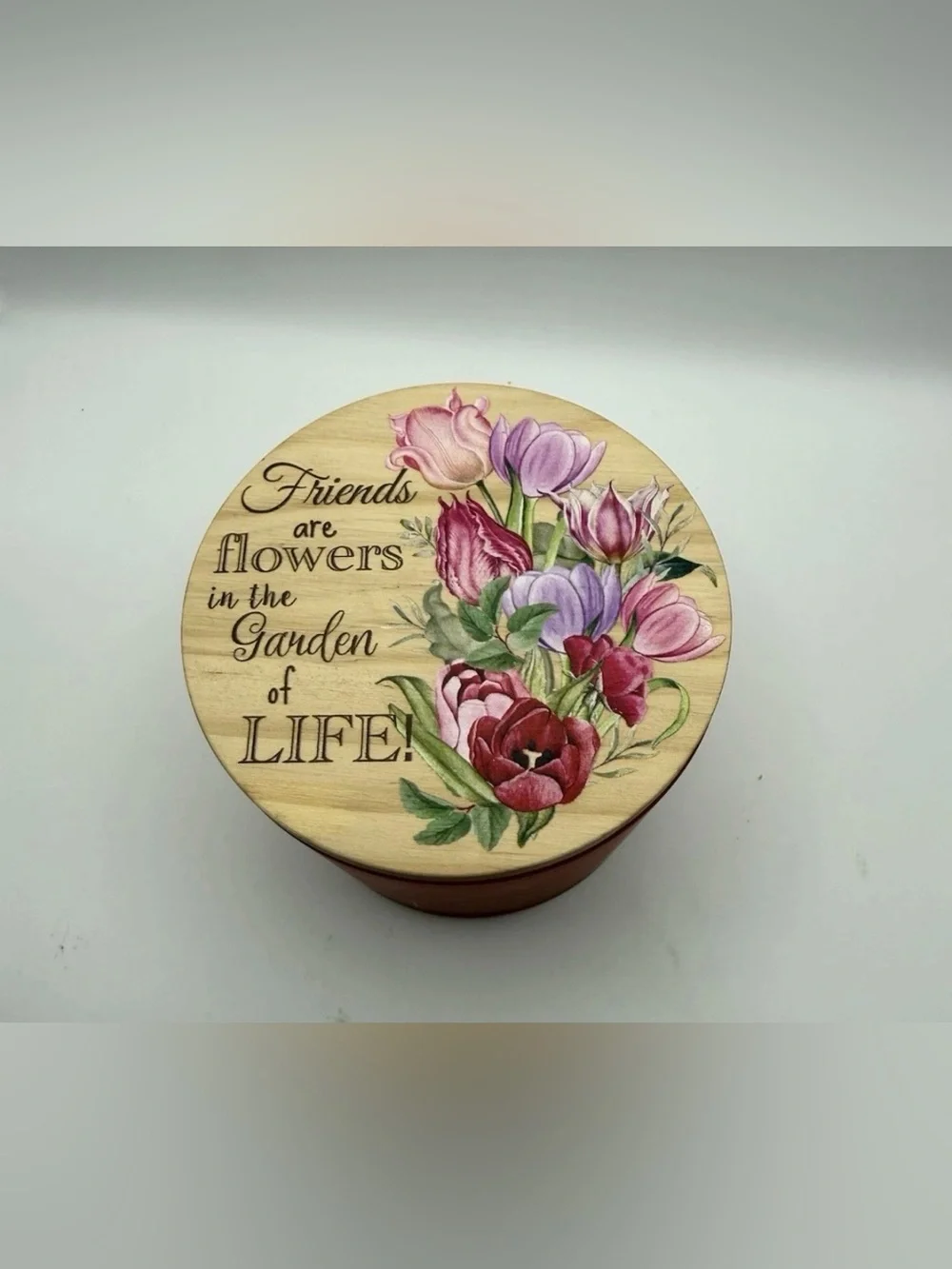 At Home by Mirabeau New Floral Bouquet Soy Wax Blend 3 Wick Candle